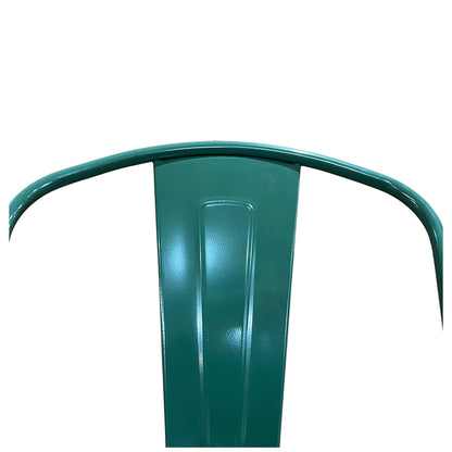 Καρέκλα ArteLibre Βιομηχανικού Τύπου Vintage TOLIKO Πράσινο Μέταλλο 44x49x84cm - Hippiehome.gr