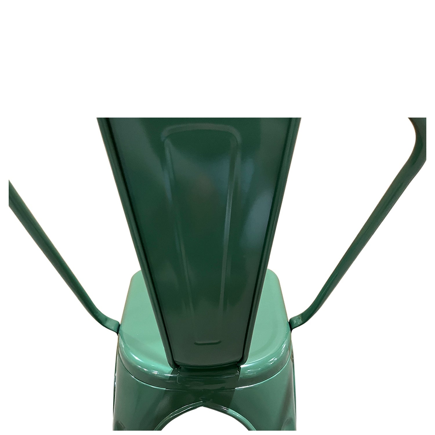 Καρέκλα ArteLibre Βιομηχανικού Τύπου Vintage TOLIKO Πράσινο Μέταλλο 44x49x84cm - Hippiehome.gr