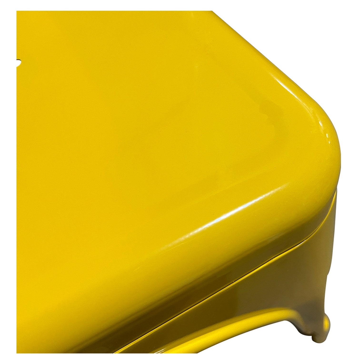 Καρέκλα ArteLibre Βιομηχανικού Τύπου Vintage TOLIKO Κίτρινο Μέταλλο 44x49x84cm - Hippiehome.gr