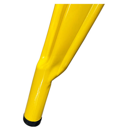 Καρέκλα ArteLibre Βιομηχανικού Τύπου Vintage TOLIKO Κίτρινο Μέταλλο 44x49x84cm - Hippiehome.gr