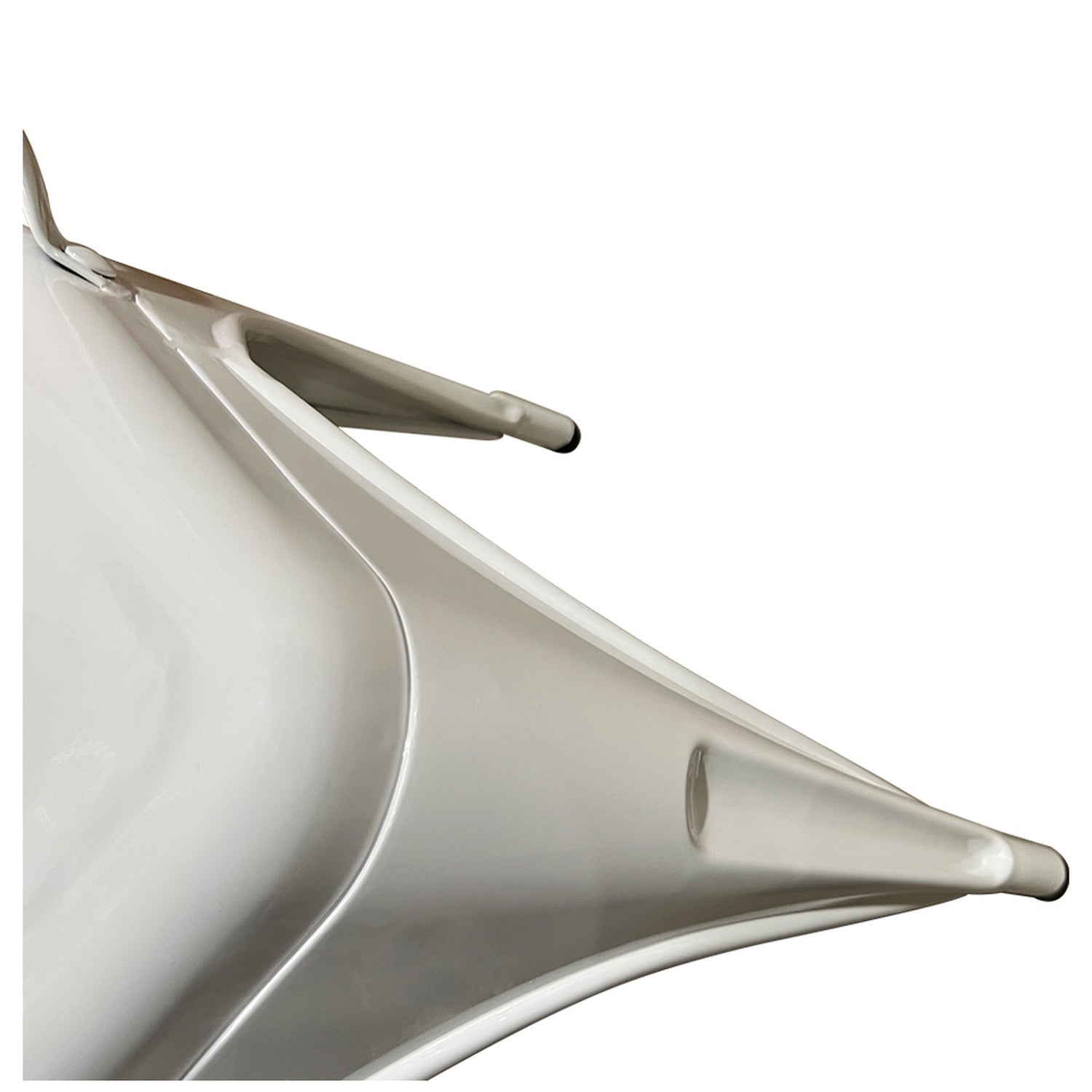 Καρέκλα ArteLibre Βιομηχανικού Τύπου Vintage TOLIKO Λευκό Μέταλλο 44x49x84cm - Hippiehome.gr