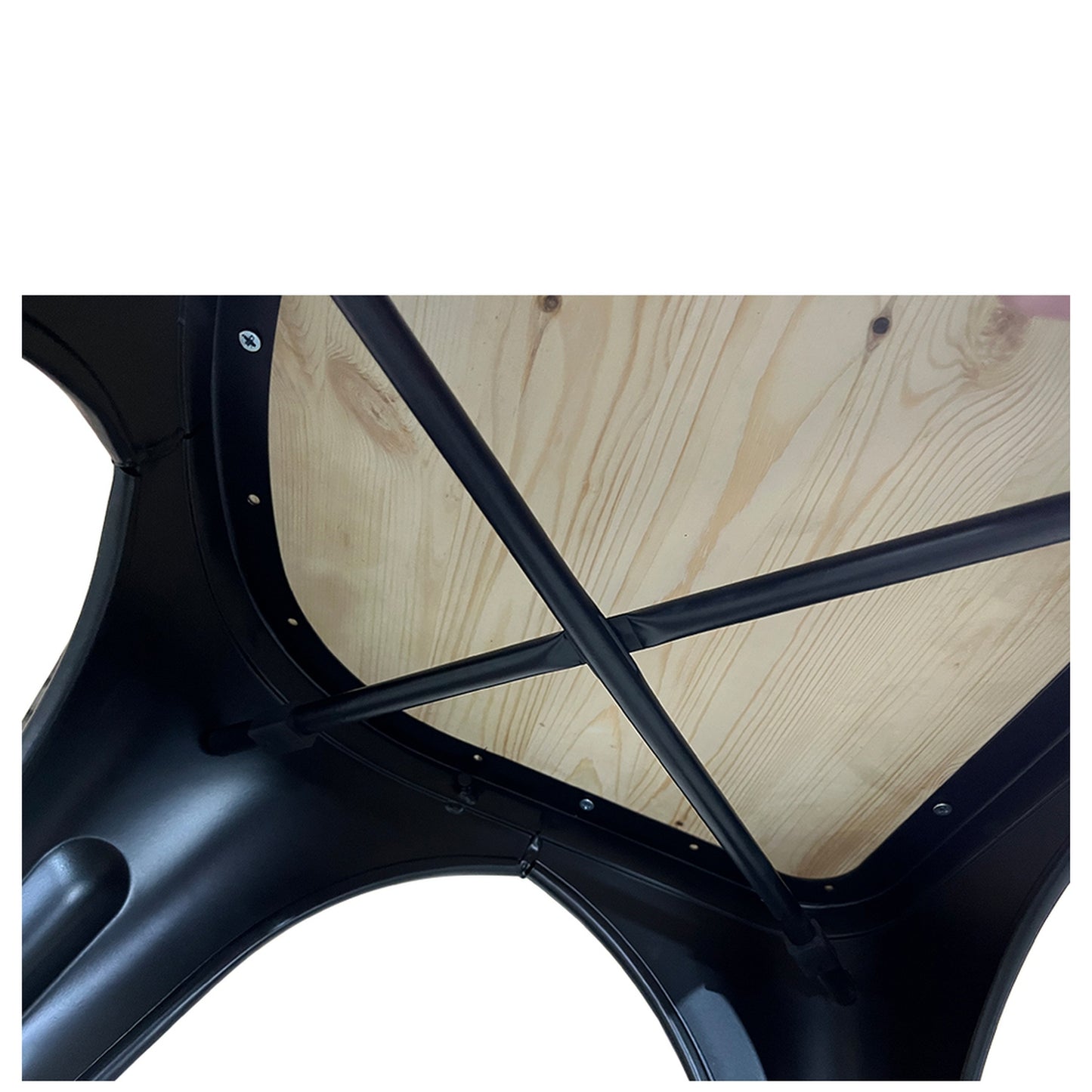 Καρέκλα ArteLibre Βιομηχανικού Τύπου Vintage TOLIKO II Μαύρο Ματ/Καφέ Μέταλλο/Ξύλο 45x53x85cm - Hippiehome.gr