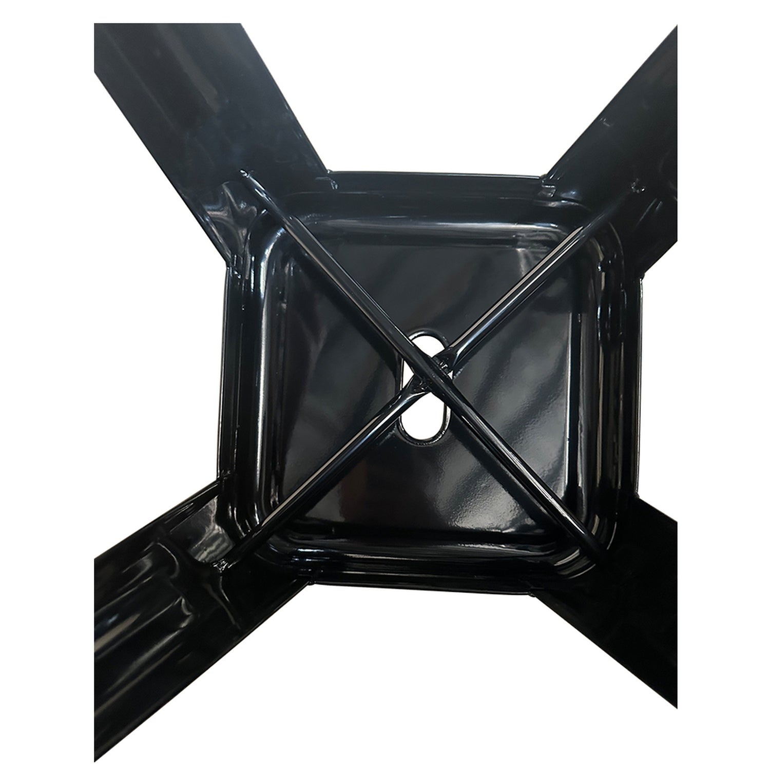 Σκαμπό ArteLibre Βιομηχανικού Τύπου Vintage VELINO Μαύρο Μέταλλο 38x38x45cm - Hippiehome.gr