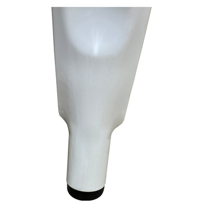 Σκαμπό Bar ArteLibre Βιομηχανικού Τύπου Vintage SILANO Λευκό Μέταλλο 42x42x76cm - Hippiehome.gr