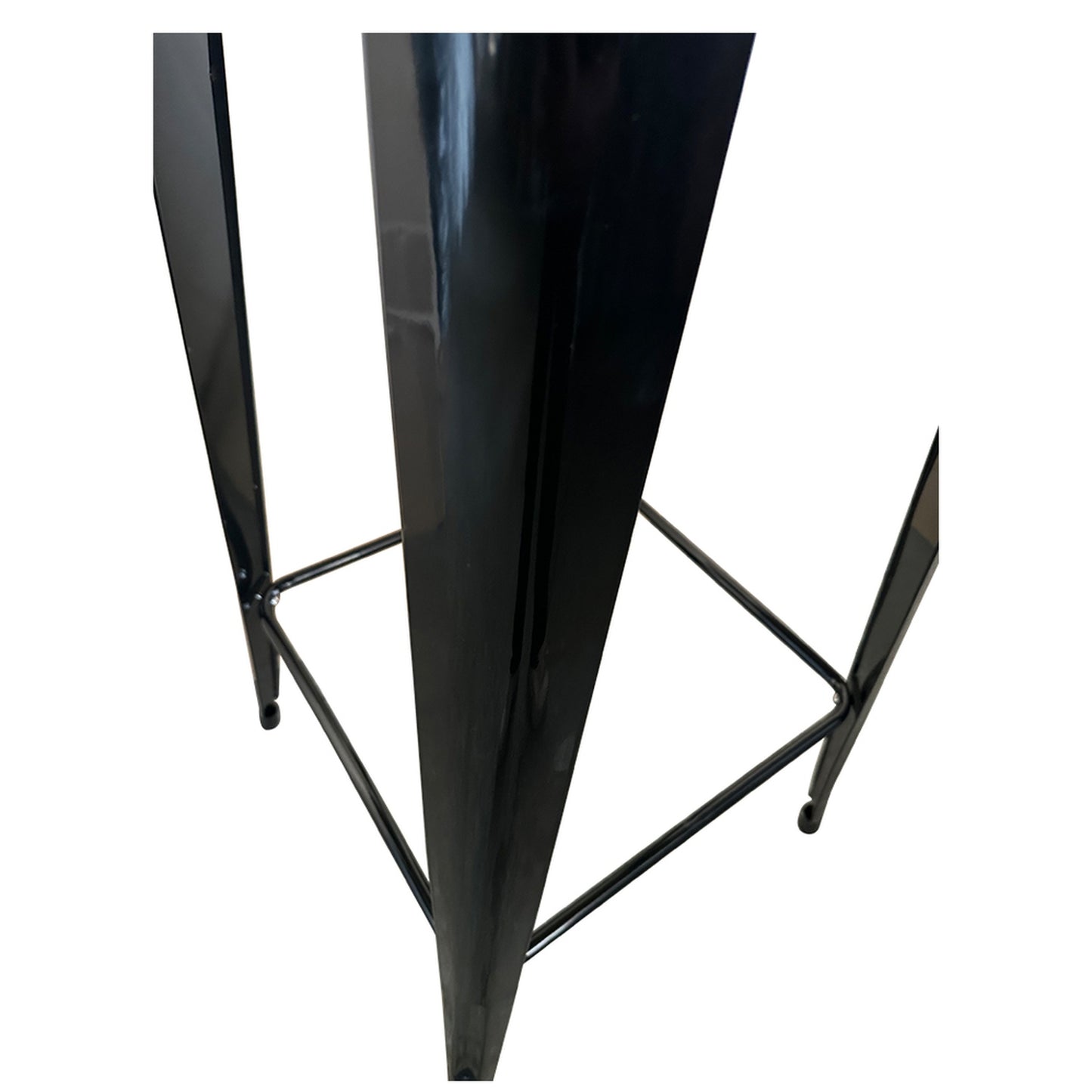 Τραπέζι Bar ArteLibre Βιομηχανικού Τύπου Vintage ARTEKTO Μαύρο/Καφέ Μέταλλο/Ξύλο 60x60x103cm - Hippiehome.gr