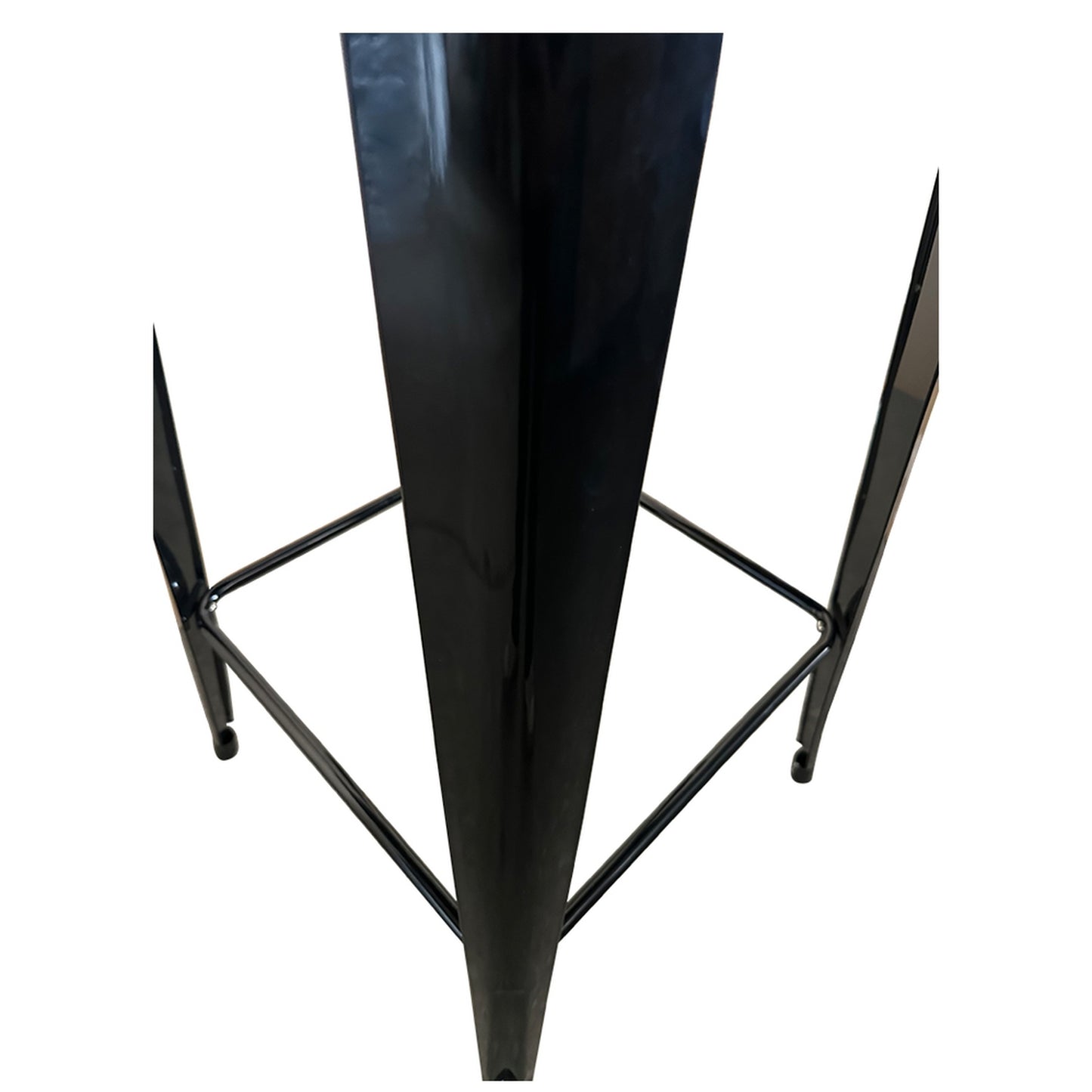 Τραπέζι Bar ArteLibre Βιομηχανικού Τύπου Vintage ARTEKTO Μαύρο Μέταλλο/Ξύλο 60x60x103cm - Hippiehome.gr