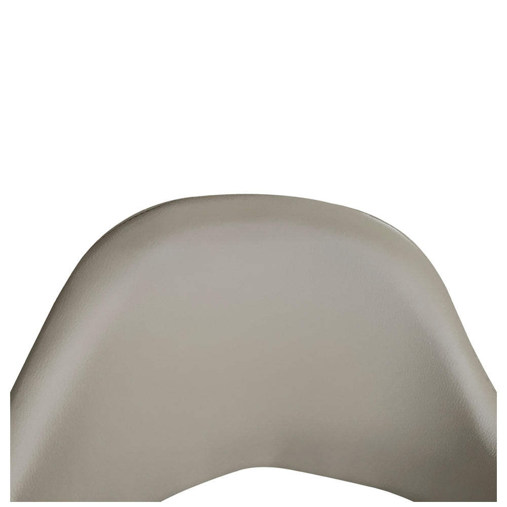 Καρέκλα Τραπεζαρίας ArteLibre SOLANA Cappuccino/Μαύρο PU/Μέταλλο 51x51x81cm - Hippiehome.gr