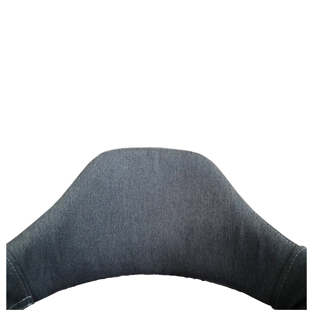 Καρέκλα Τραπεζαρίας ArteLibre SOLANA Γκρι/Μαύρο Ύφασμα/Μέταλλο 51x51x81cm - Hippiehome.gr