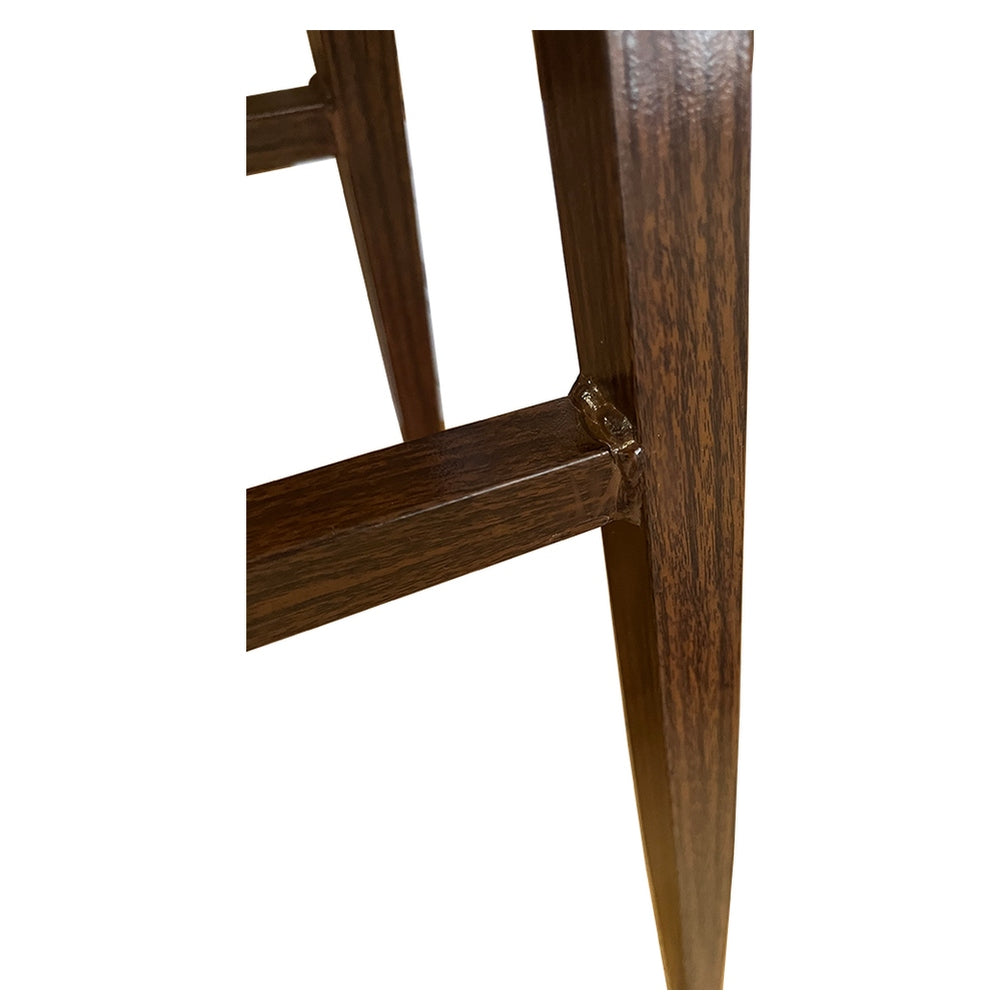 Καρέκλα Τραπεζαρίας ArteLibre SOLANA Μαύρο/Καρυδί PU/Μέταλλο 51x51x81cm - Hippiehome.gr