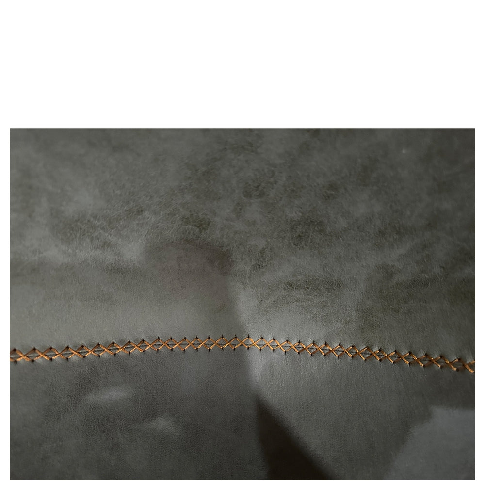 Καρέκλα Τραπεζαρίας ArteLibre SELVA Γκρι/Μαύρο PU/Μέταλλο 43x57x81cm - Hippiehome.gr