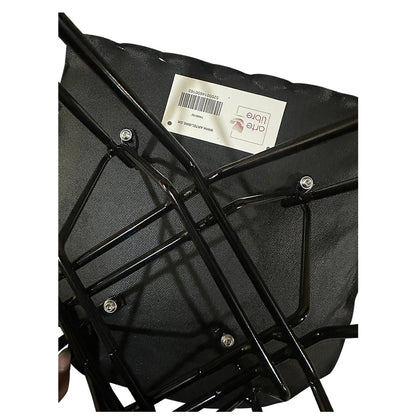 Καρέκλα Τραπεζαρίας ArteLibre SELVA Vintage Μαύρο PU/Μέταλλο 43x57x81cm - Hippiehome.gr