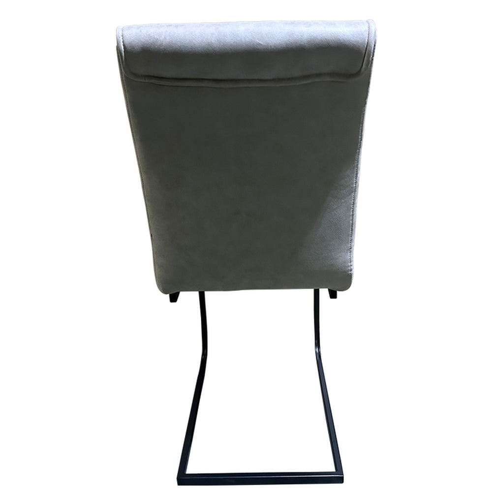 Καρέκλα Τραπεζαρίας ArteLibre ESTRELLA Μπεζ/Μαύρο PU/Μέταλλο 43x56x95cm - Hippiehome.gr