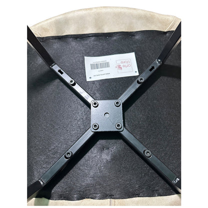 Καρέκλα Τραπεζαρίας ArteLibre MILONGA Μπεζ/Μαύρο PU/Μέταλλο 55x61x88cm - Hippiehome.gr