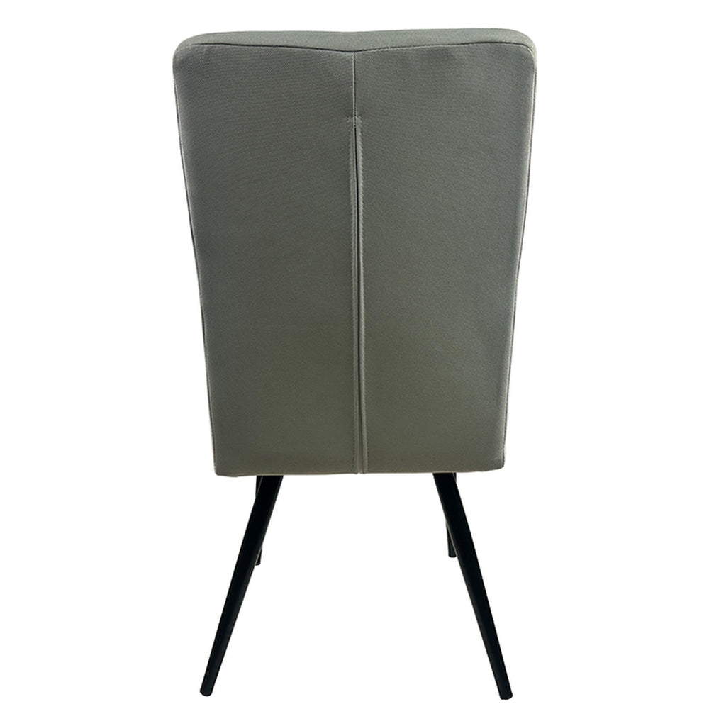 Καρέκλα Τραπεζαρίας ArteLibre FANDANGO Μπεζ/Μαύρο Ύφασμα/Μέταλλο 43x56x97cm - Hippiehome.gr