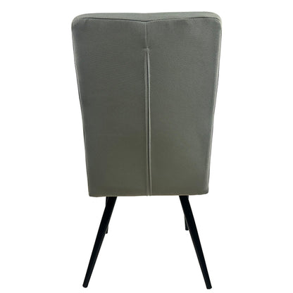 Καρέκλα Τραπεζαρίας ArteLibre FANDANGO Μπεζ/Μαύρο Ύφασμα/Μέταλλο 43x56x97cm - Hippiehome.gr