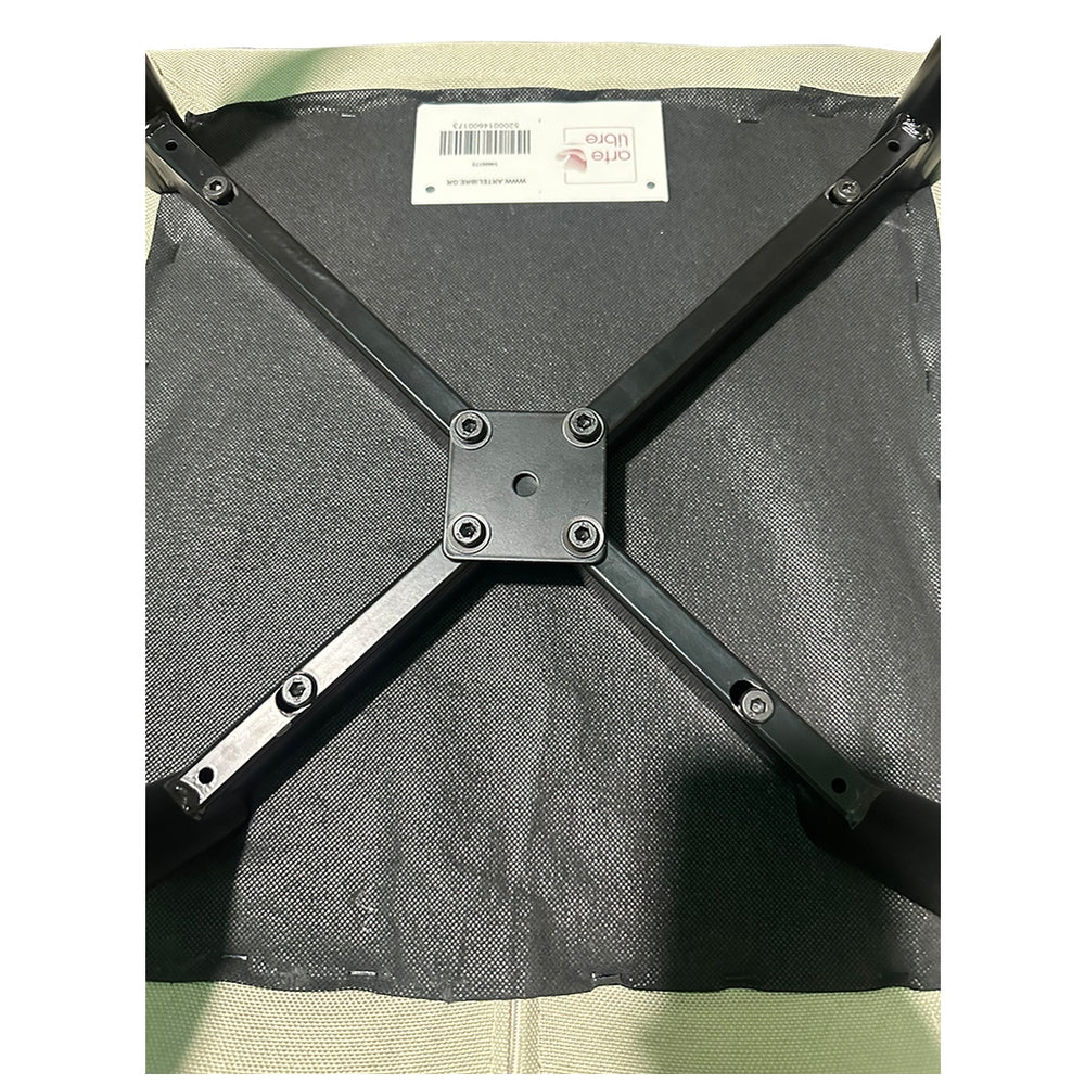 Καρέκλα Τραπεζαρίας ArteLibre FANDANGO Μπεζ/Μαύρο Ύφασμα/Μέταλλο 43x56x97cm - Hippiehome.gr