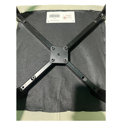 Καρέκλα Τραπεζαρίας ArteLibre FANDANGO Μπεζ/Μαύρο Ύφασμα/Μέταλλο 43x56x97cm - Hippiehome.gr