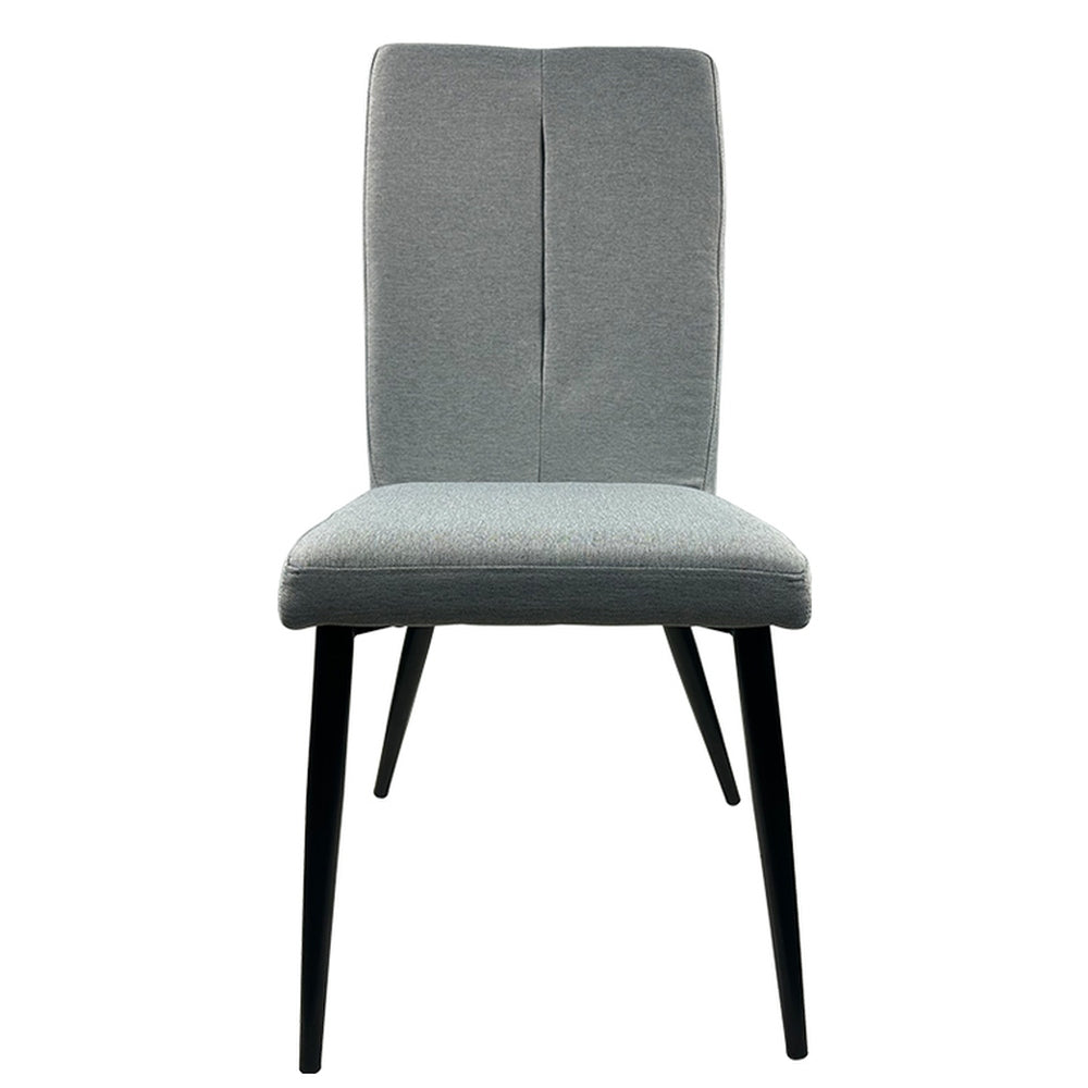 Καρέκλα Τραπεζαρίας ArteLibre FANDANGO Γκρι/Μαύρο Ύφασμα/Μέταλλο 43x56x97cm - Hippiehome.gr