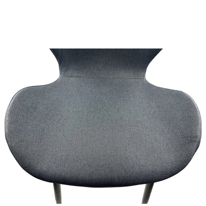 Καρέκλα Τραπεζαρίας ArteLibre RIOJA Γκρι/Μαύρο Ύφασμα/Μέταλλο 46x50x80cm - Hippiehome.gr