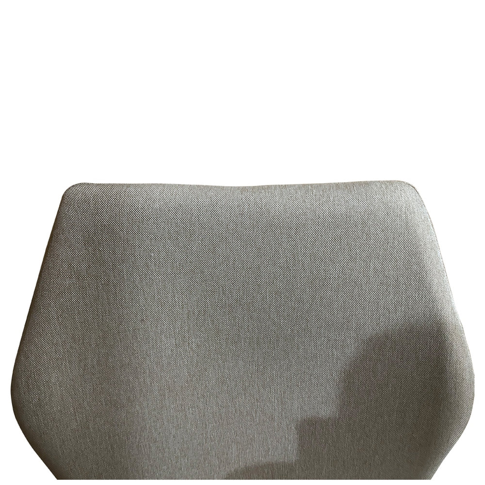 Καρέκλα Τραπεζαρίας ArteLibre LAGOA Ανοιχτό Καφέ/Φυσικό Ύφασμα/Μέταλλο 46x57x86cm - Hippiehome.gr