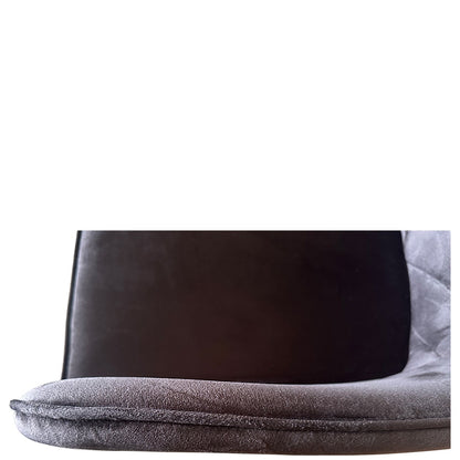 Καρέκλα Τραπεζαρίας ArteLibre FLORITA Μαύρο Βελούδο/Μέταλλο 55x57x84cm - Hippiehome.gr