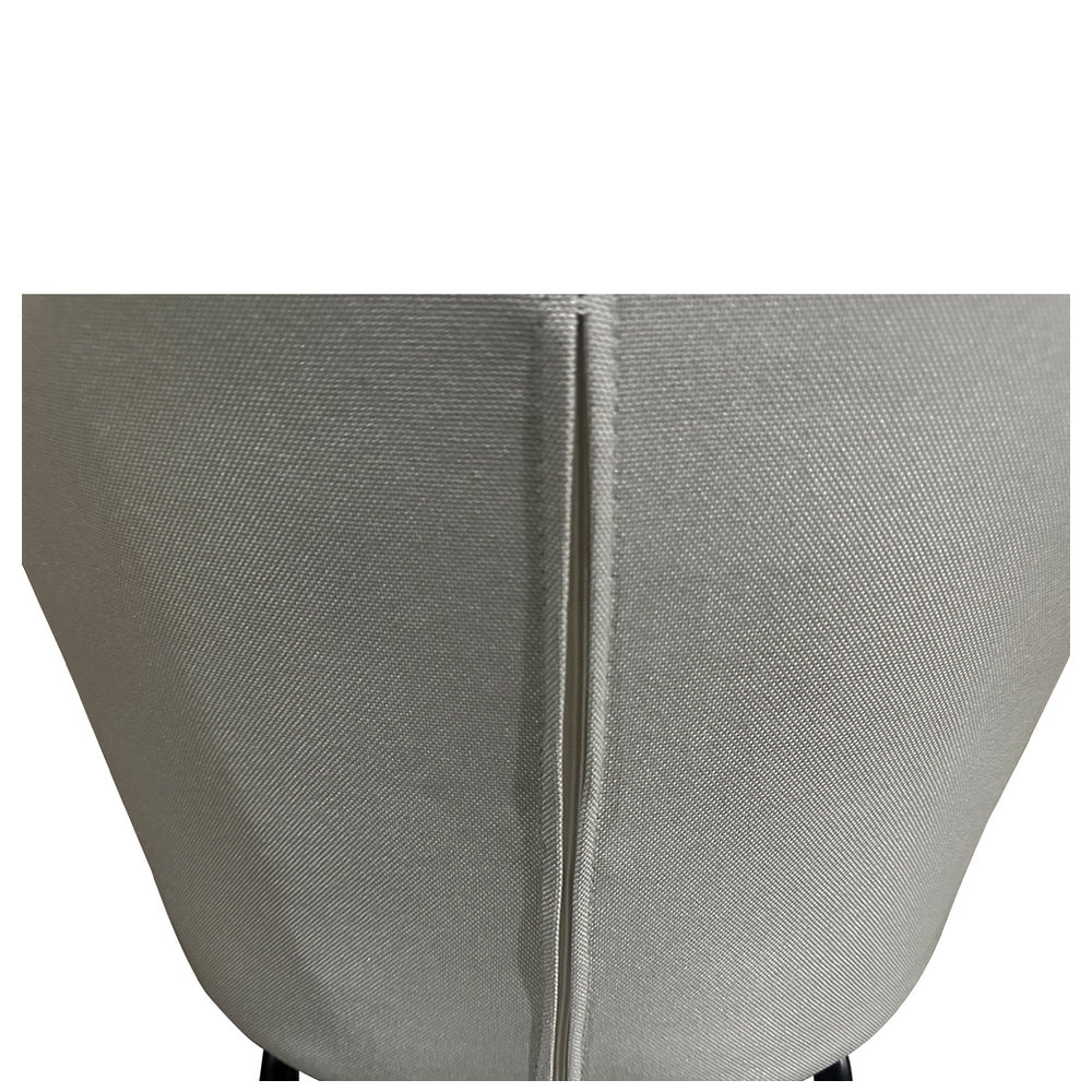 Καρέκλα Τραπεζαρίας ArteLibre JACARANDA Μπεζ/Μαύρο Ύφασμα/Μέταλλο 56x56x76cm - Hippiehome.gr