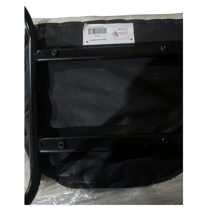 Καρέκλα Τραπεζαρίας ArteLibre JACARANDA Μπεζ/Μαύρο Ύφασμα/Μέταλλο 56x56x76cm - Hippiehome.gr