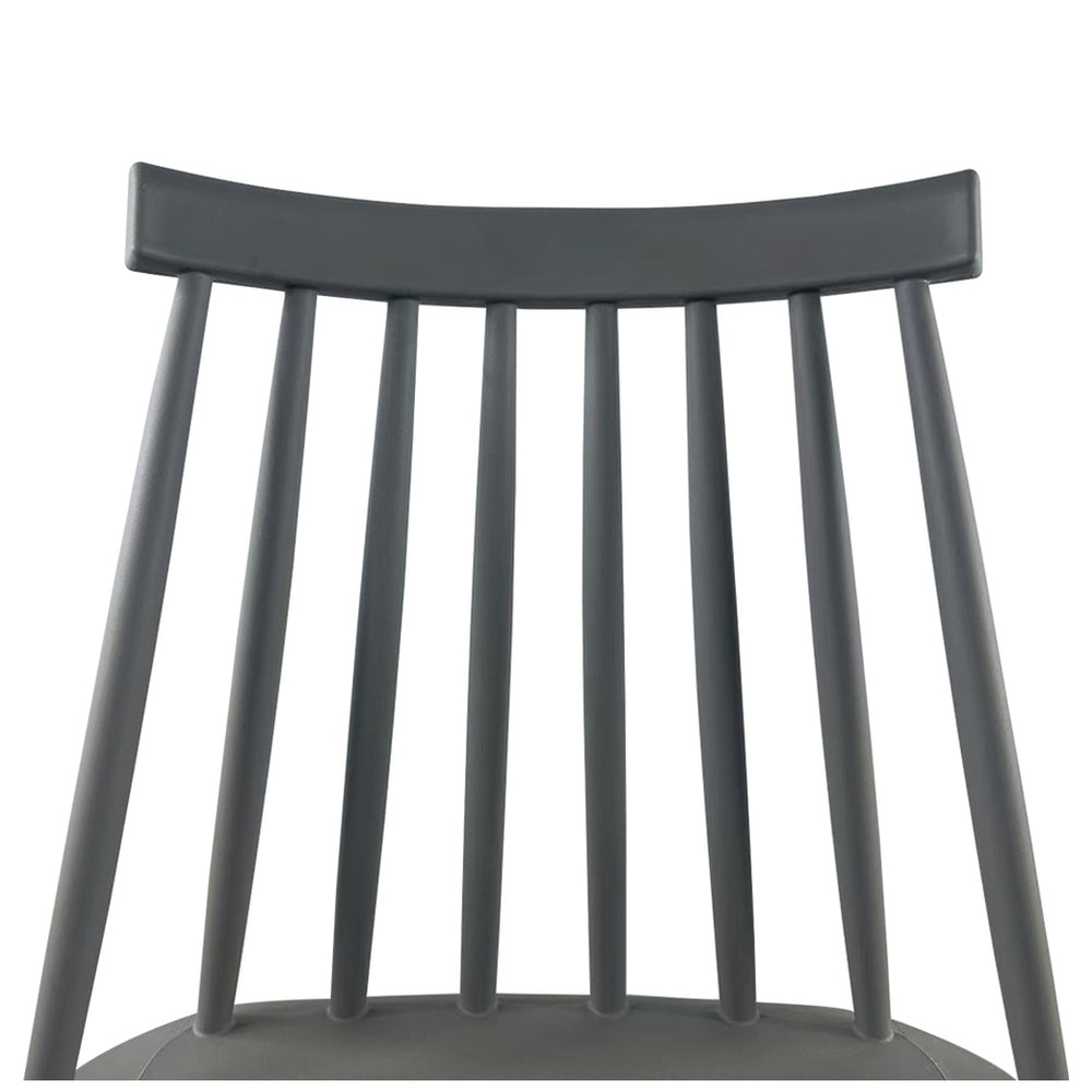 Σκαμπό Bar ArteLibre MARANTA Γκρι/Φυσικό PP/Μέταλλο 45x46x97cm - Hippiehome.gr