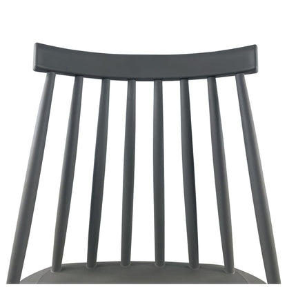 Σκαμπό Bar ArteLibre MARANTA Γκρι/Φυσικό PP/Μέταλλο 45x46x97cm - Hippiehome.gr