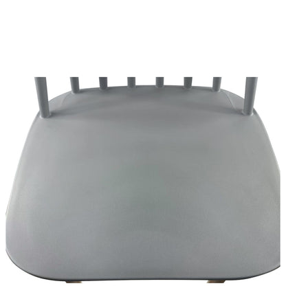 Σκαμπό Bar ArteLibre MARANTA Γκρι/Φυσικό PP/Μέταλλο 45x46x97cm - Hippiehome.gr