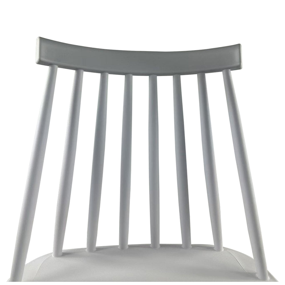 Σκαμπό Bar ArteLibre MARANTA Λευκό/Καρυδί PP/Μέταλλο 45x46x97cm - Hippiehome.gr