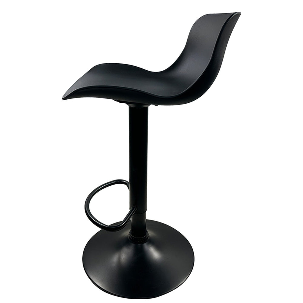 Σκαμπό Bar ArteLibre QUERIDA Μαύρο PP/Μέταλλο 44x45x58/81-79/102cm - Hippiehome.gr