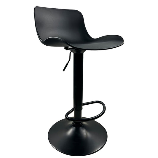 Σκαμπό Bar ArteLibre QUERIDA Μαύρο PP/Μέταλλο 44x45x58/81-79/102cm - Hippiehome.gr