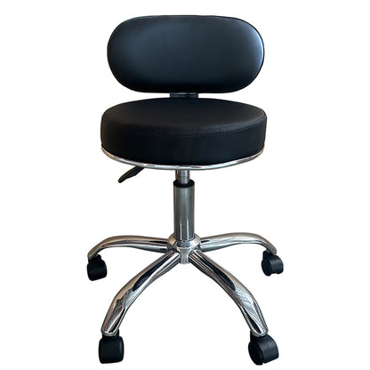 Καρέκλα Εργασίας ArteLibre FIRMEZA Μαύρο/Χρώμιο PU/Μέταλλο 47x47x67/78cm - Hippiehome.gr