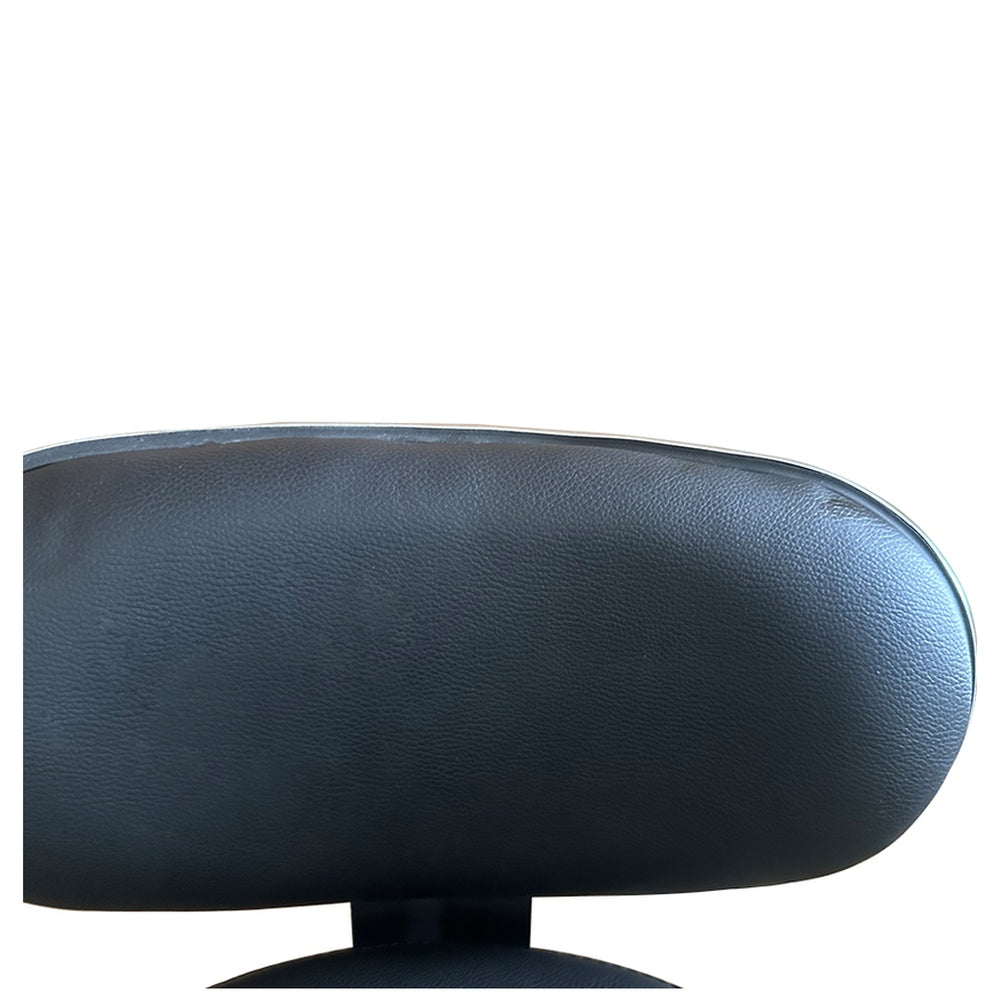 Καρέκλα Εργασίας ArteLibre FIRMEZA Μαύρο/Χρώμιο PU/Μέταλλο 47x47x67/78cm - Hippiehome.gr