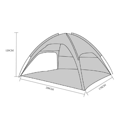 Σκηνή ArteLibre Μπλε 180D Polyester 2x1.5m - Hippiehome.gr