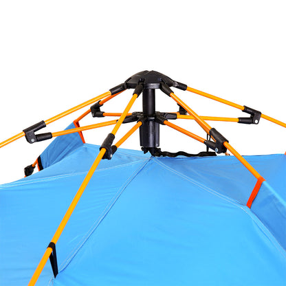 Σκηνή Αυτόματη 4 Ατόμων ArteLibre KRABEY Μπλε 2x2x1.35m - Hippiehome.gr