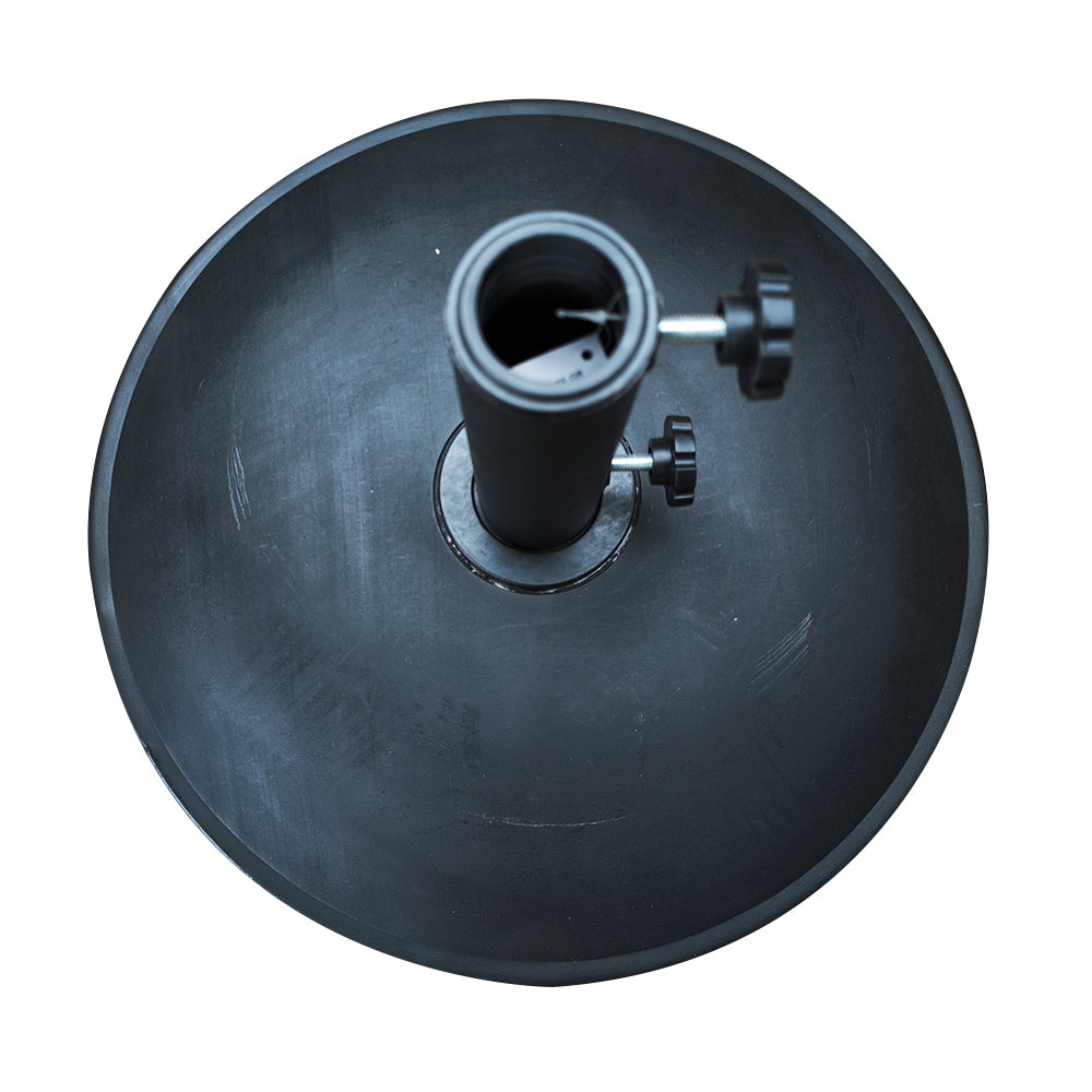 Βάση Ομπρέλας ArteLibre RUGEN 12kg Μαύρο Τσιμέντο/Πλαστικό 45x6cm - Hippiehome.gr