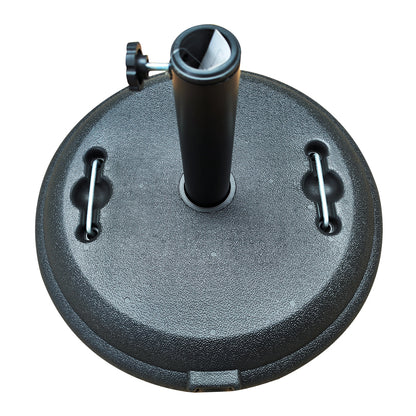 Βάση Ομπρέλας ArteLibre KODIAK 22kg Μαύρο Τσιμέντο/Πλαστικό 46.5x33cm - Hippiehome.gr