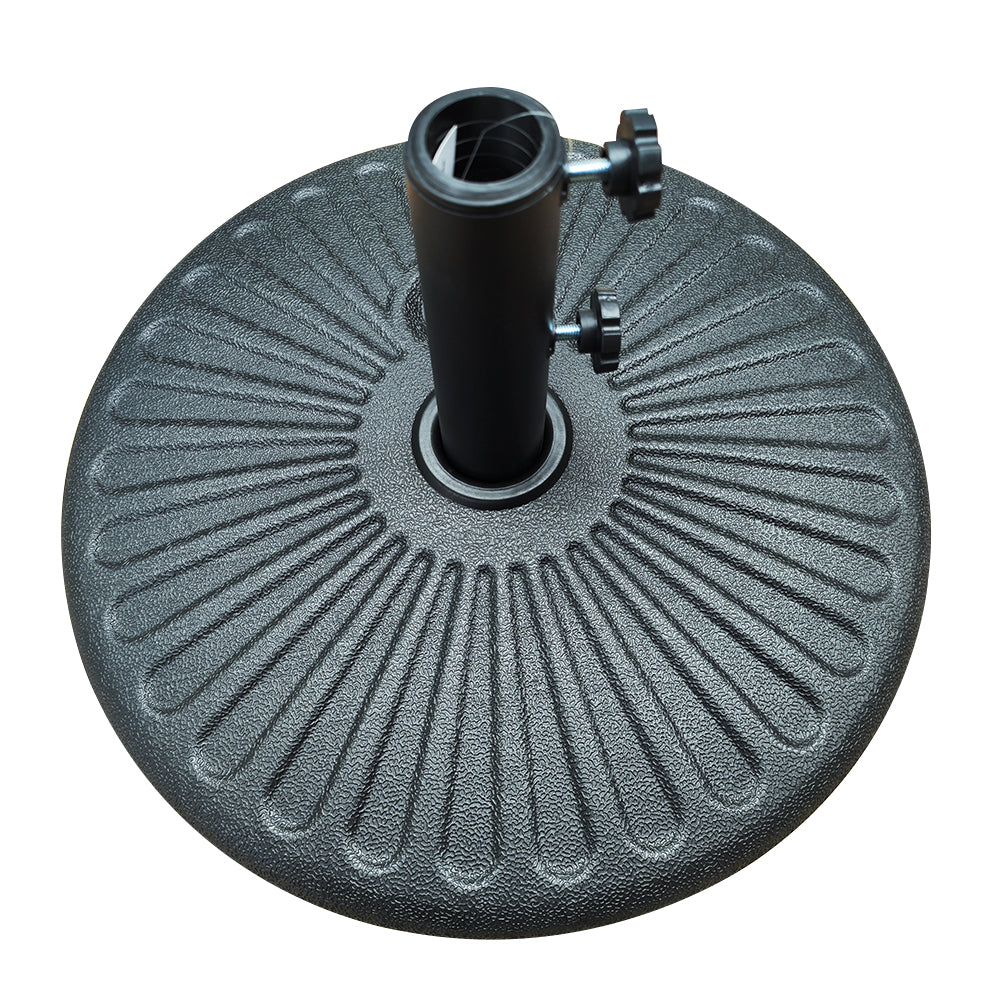 Βάση Ομπρέλας ArteLibre HAINAN 2.1kg Μαύρο Πλαστικό 51x12x51cm - Hippiehome.gr