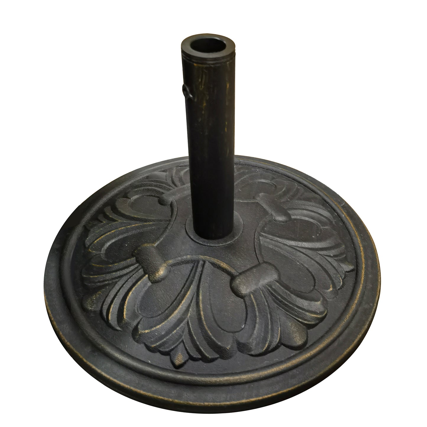 ArteLibre LUNA Umbrella Stand Black Cement Φ49cm 12.5kg