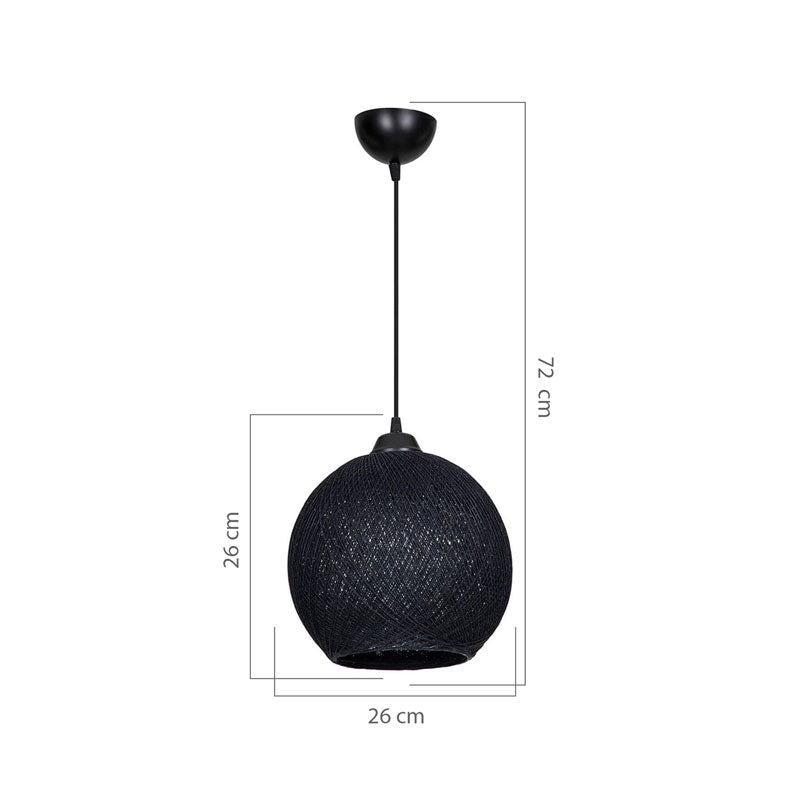 Φωτιστικό οροφής μονόφωτο Leshia pakoworld Ε27 γκρι Φ26x26εκ - Hippiehome.gr