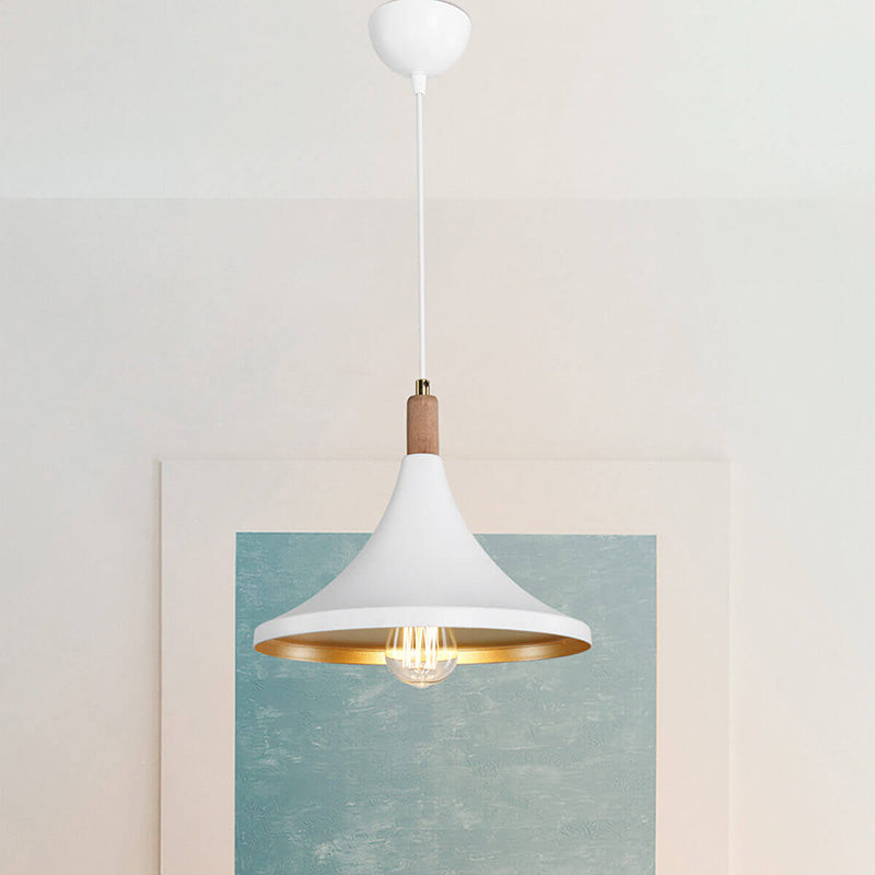 Φωτιστικό οροφής μονόφωτο Keen pakoworld Ε27 λευκό-φυσικό Φ29.5x70εκ - Hippiehome.gr