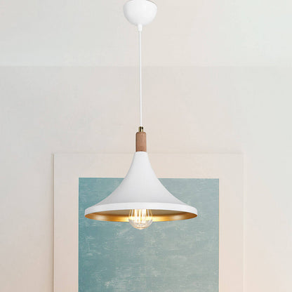 Φωτιστικό οροφής μονόφωτο Keen pakoworld Ε27 λευκό-φυσικό Φ29.5x70εκ - Hippiehome.gr