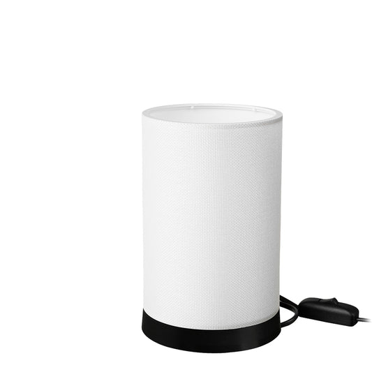 Επιτραπέζιο φωτιστικό Fana pakoworld pvc σε κρεμ απόχρωση Φ14x21εκ - Hippiehome.gr