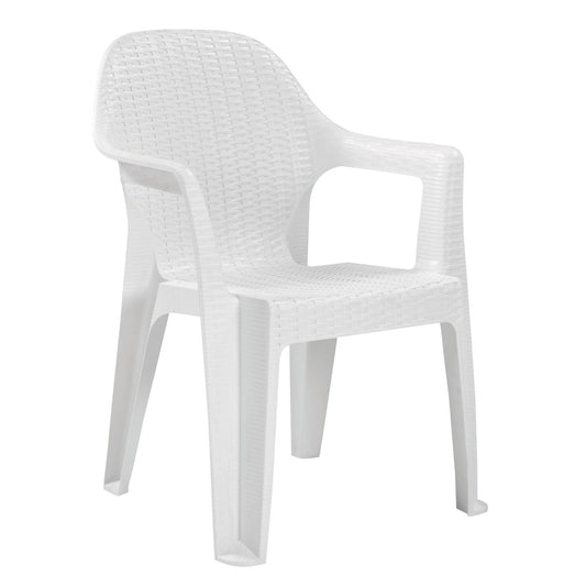 Καρέκλα Κήπου ArteLibre ORG Λευκό Πλαστικό 60x50x80xcm - Hippiehome.gr
