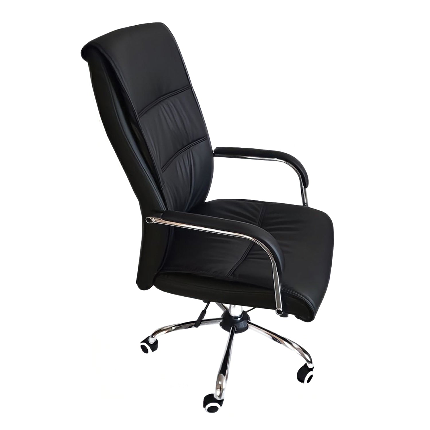 Καρέκλα Γραφείου ArteLibre PAISLEY Μαύρο PU 74x63x115-123cm - Hippiehome.gr