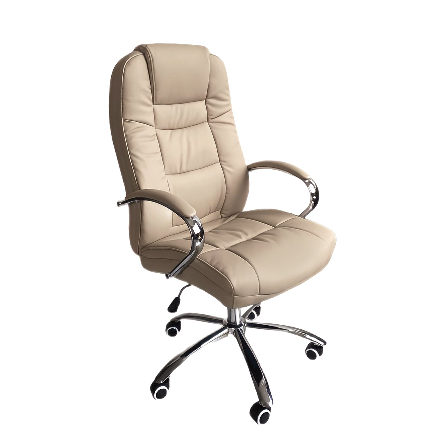 Καρέκλα Γραφείου ArteLibre FALKIRK Μπεζ PU 72x64.5x115-123cm - Hippiehome.gr