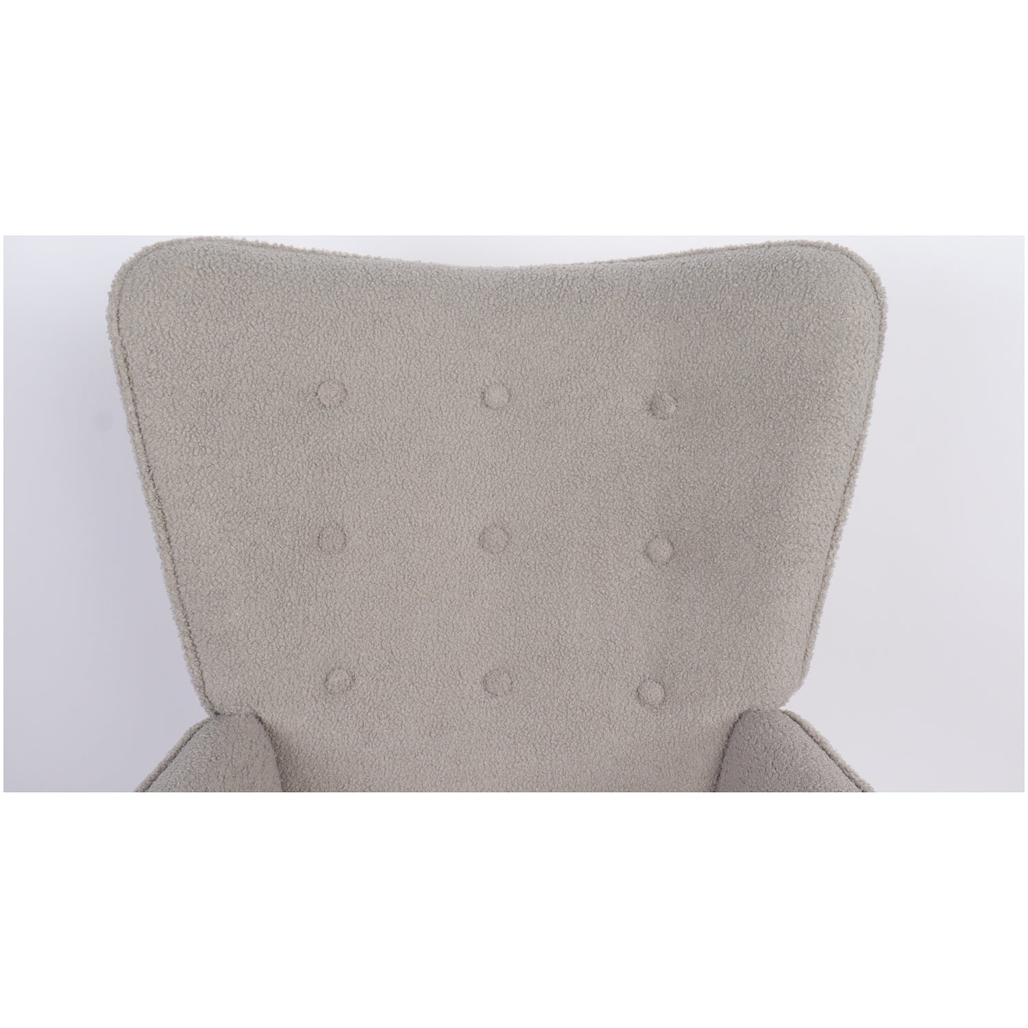 Πολυθρόνα ArteLibre MARION Γκρι Ύφασμα Μπουκλέ/Ξύλο 73x69x96cm - Hippiehome.gr