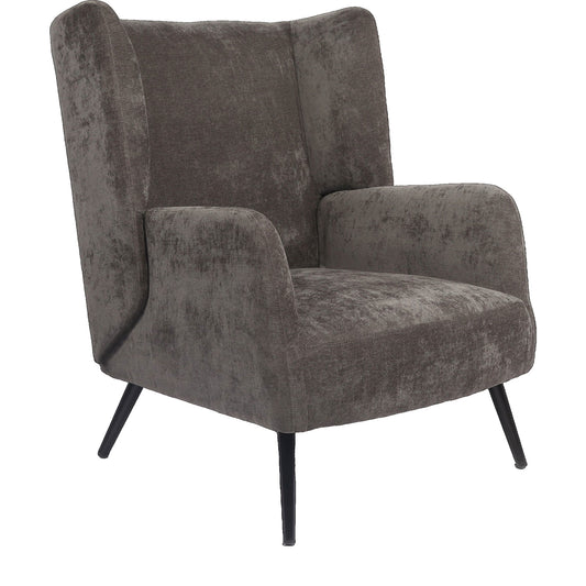 Πολυθρόνα ArteLibre NORA Γκρι Ύφασμα/Μέταλλο 100x80x89cm - Hippiehome.gr